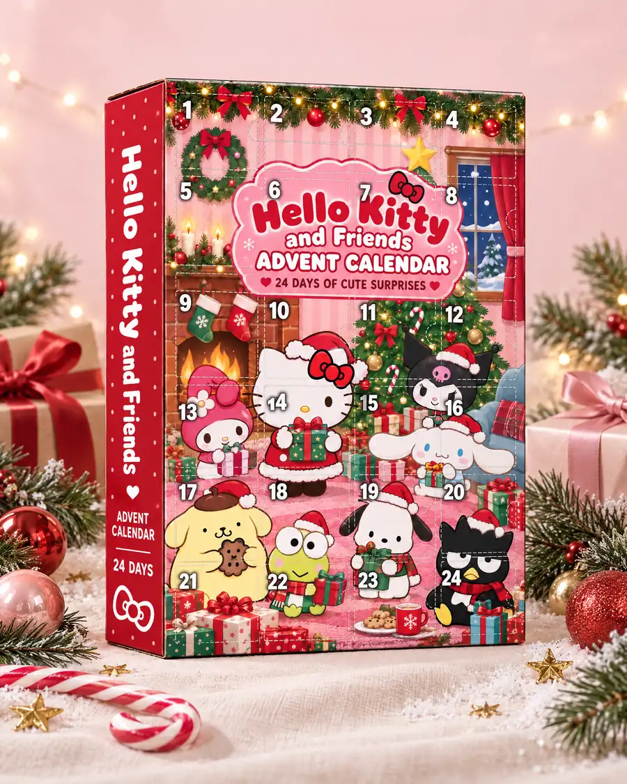 Hello Kitty and Friends Advent Calendar, front